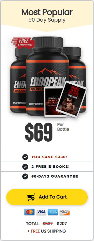 buy endopeak 3 bottles